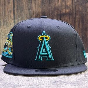 Los Angeles Angels New Era 9Fifty Wide Brim 35th Anniversary Side Patch SnapBack